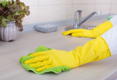 Professional carpet steam cleaning in an East London flat