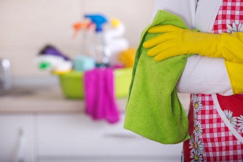 Turnaround cleaning supplies and checklist for a short-let property in E8