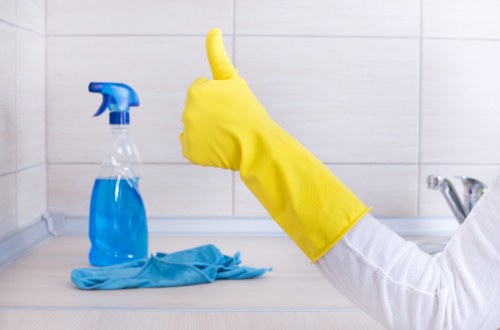 Professional gutter cleaning for commercial premises in E8