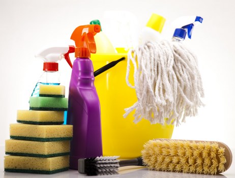 Local mattress cleaning process in a flat in E8
